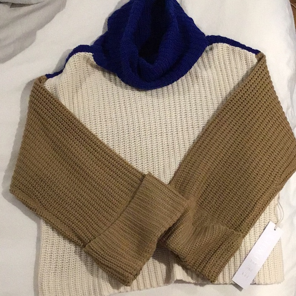 Color block sweater